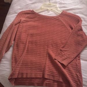 Rustic orange t-shirt with mid sleeves